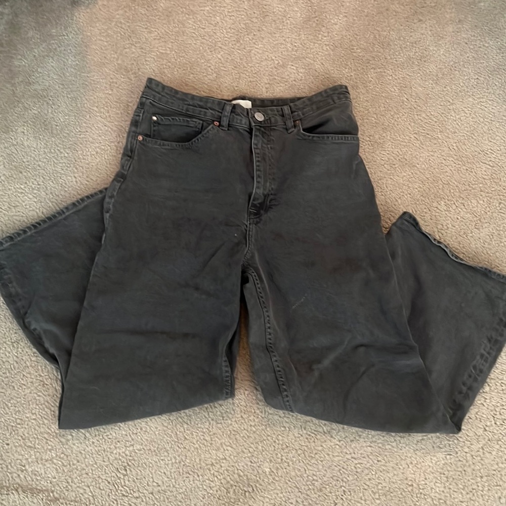 H&M black baggy jeans